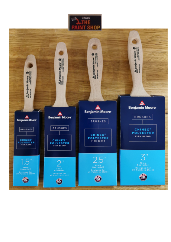 Benjamin Moore Craftsman 604 Range 4 Brush Set 1.5", 2", 2.5" & 3"