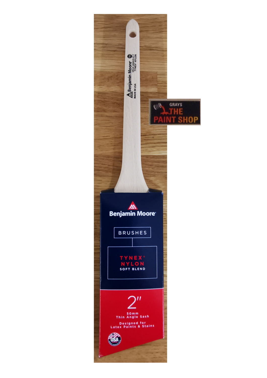 Benjamin Moore Tynex Nylon 606 Range Brush 2" & 2.5" (click here to select size) Prices From, Size: 2" (60620)
