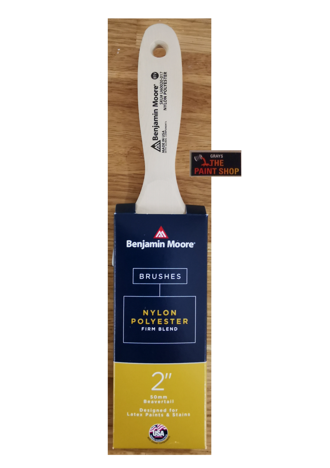 Benjamin Moore Nylon Polyester 600 Firm Blend Range Brush 2", 2.5" & 3" (click here to select size) Prices From