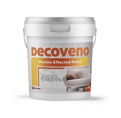 Decomin Decoveno venetian plaster stucco veneziano decorative paint 4KG White