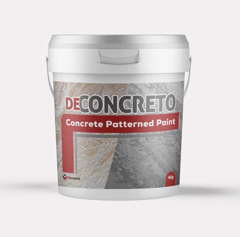 Decomin Deconcreto - Conrete Effect 4KG Off White Base colour