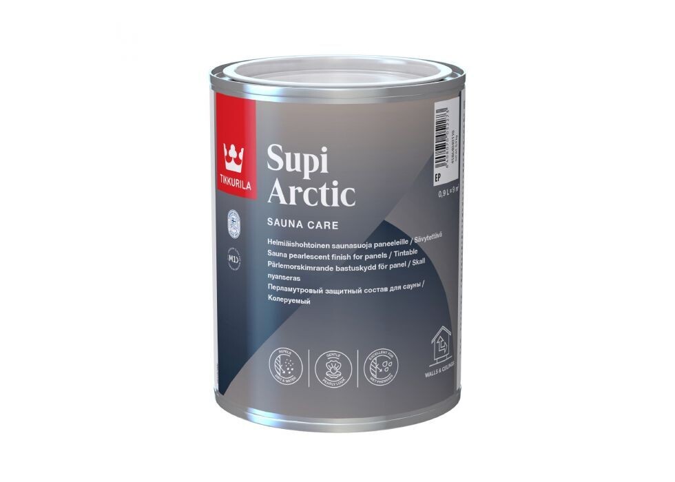 Tikkurila Supi Arctic Sauna Finish Colour 2.7L