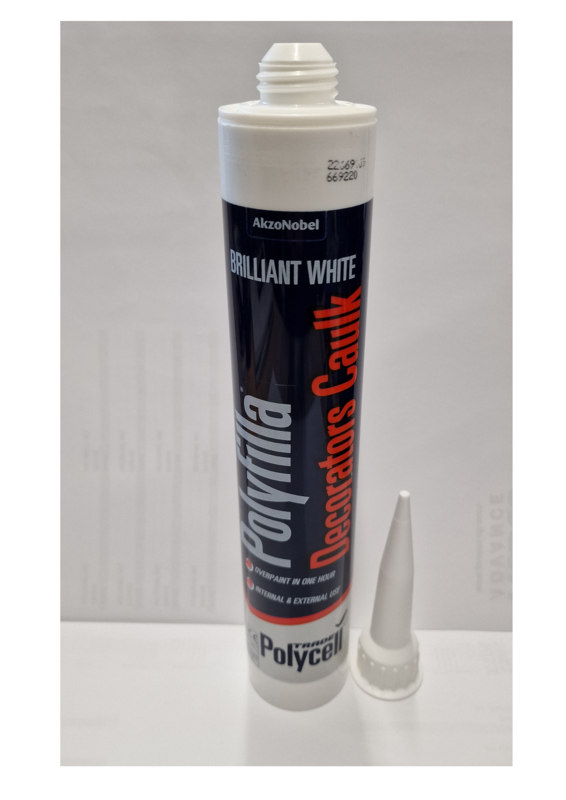 Polycell Trade Polyfilla Decorators Caulk WHITE C4 Tube 380ml Prices From