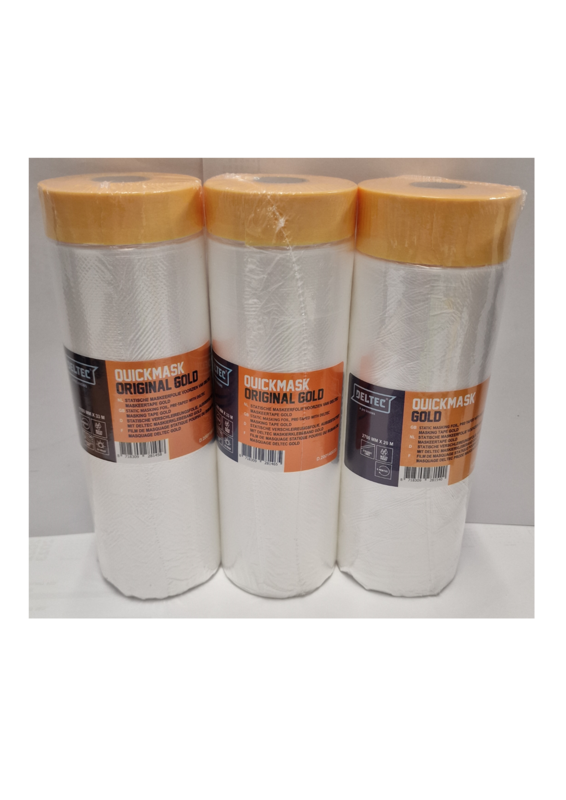 Deltec Quick Mask Masking film Gold 1100mm x 33m