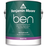 Benjamin Moore Ben Interior Matte Super White 0.94L