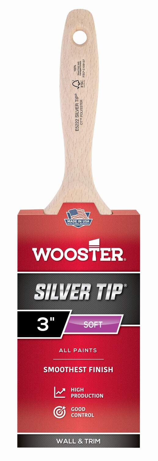 Wooster Silver Tip Brush  1" to 3" (click here to select size) Prices From