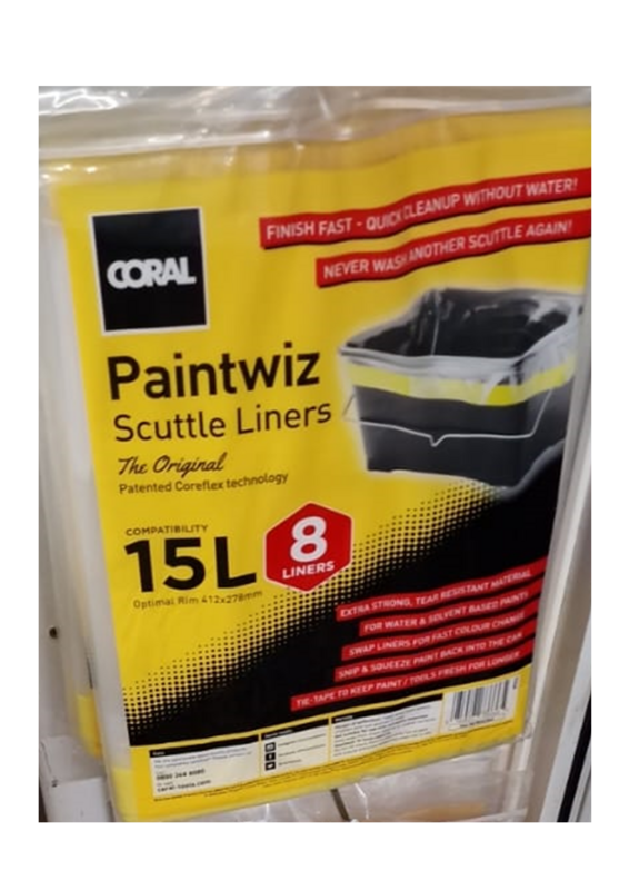 Coral 25L Scuttle Liners 8pk