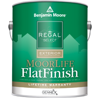 Benjamin Moore Regal® Select Exterior Flat White 0.94L US Quart