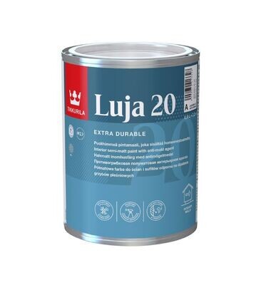Tikkurila Luja 20, Acrylic Eggshell 3L Colour Mix - CLICK FOR BULK BUY DISCOUNTS