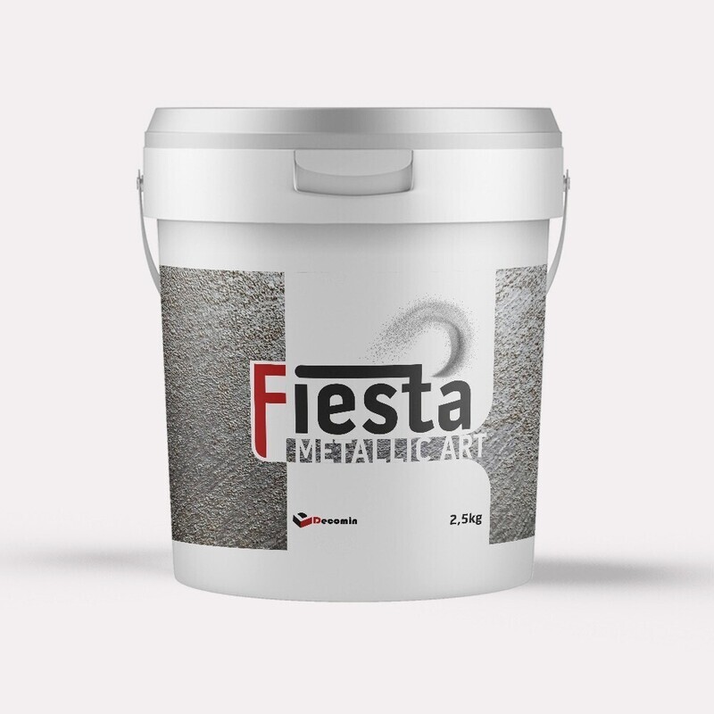 Decomin Fiesta Metalic Art 2.5kg Silver