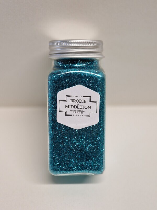 Brodie & Middleton Plastic Glitter Aqua Blue 100g