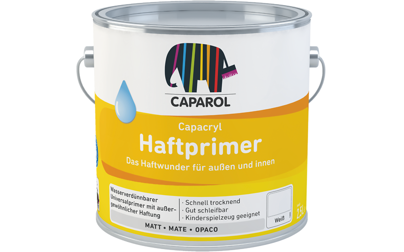 Caparol Haft  Primer White 750ml, 2.5L & 10L Prices From