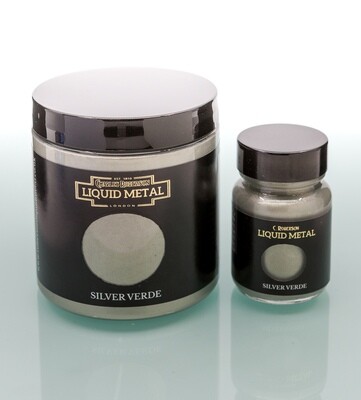 C Roberson liquid Metal Paint Silver Verde 30ml