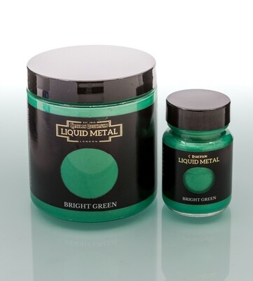 C Roberson liquid Metal Paint Bright Green 30ml