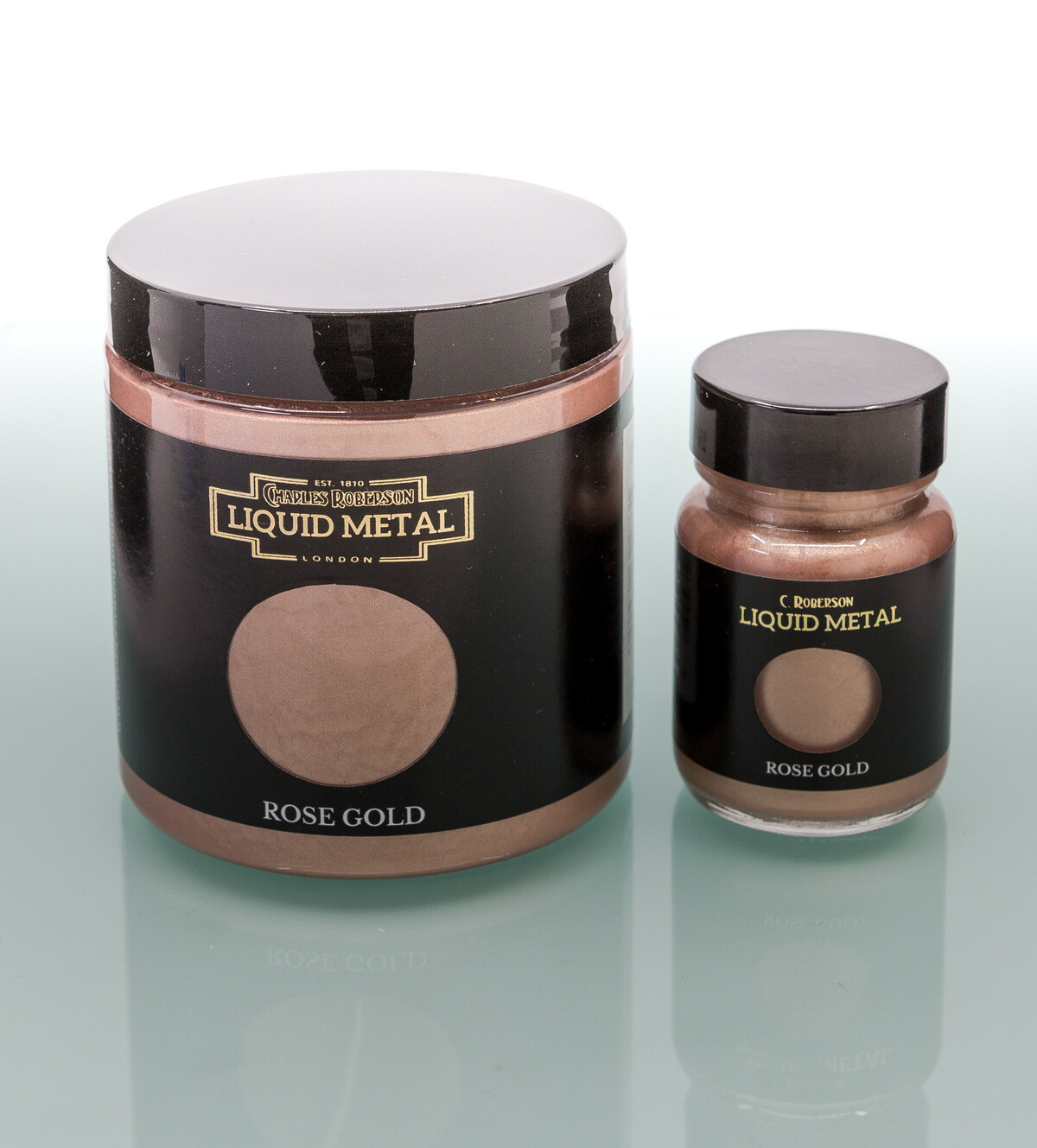 C Roberson liquid Metal Paint Rose Gold 30ml