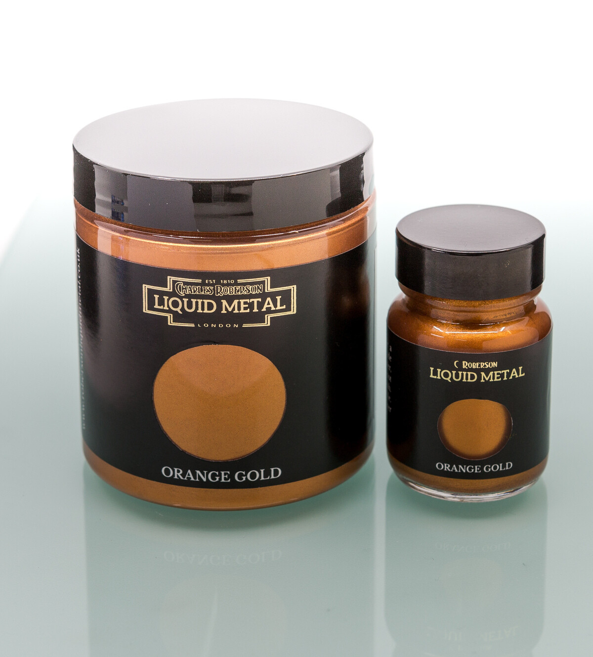 C Roberson liquid Metal Paint Orange Gold 30ml