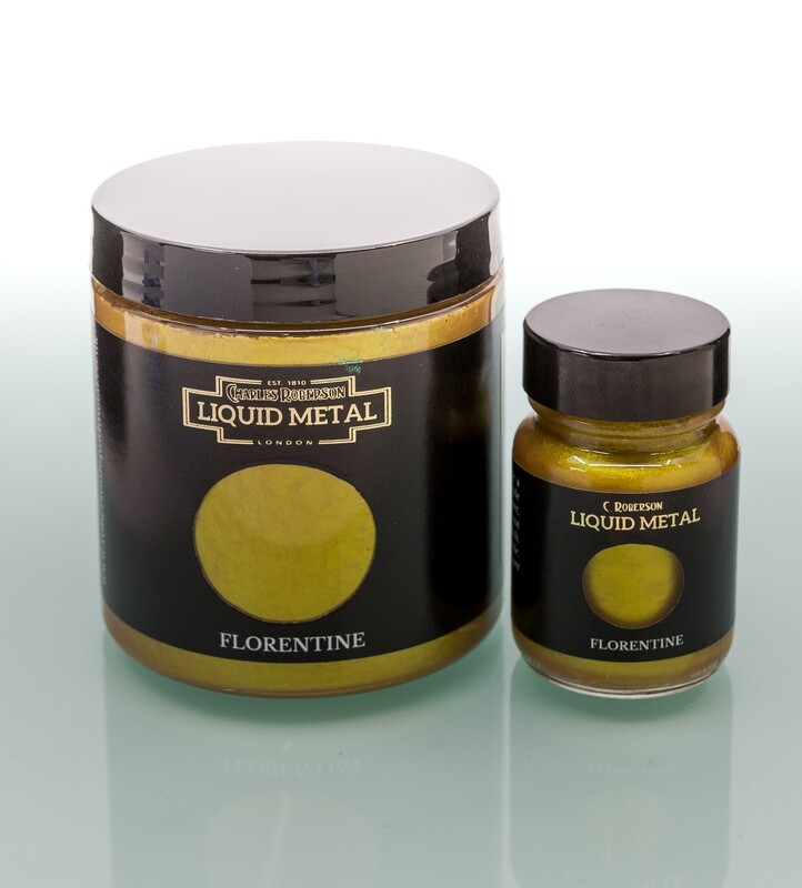 C Roberson liquid Metal Paint Florentine 30ml