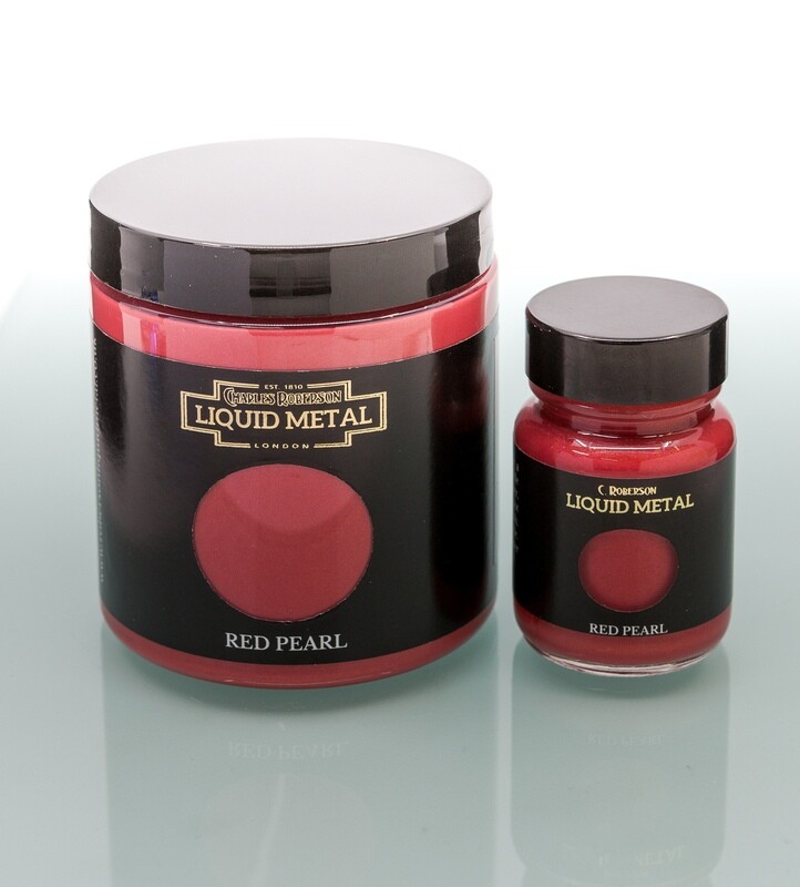 C Roberson liquid Metal Paint Red Pearl 30ml
