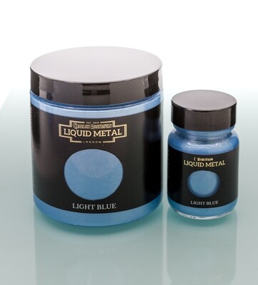 C Roberson liquid Metal Paint Light Blue 30ml