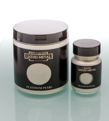 C Roberson liquid Metal Paint Platinum Pearl 30ml