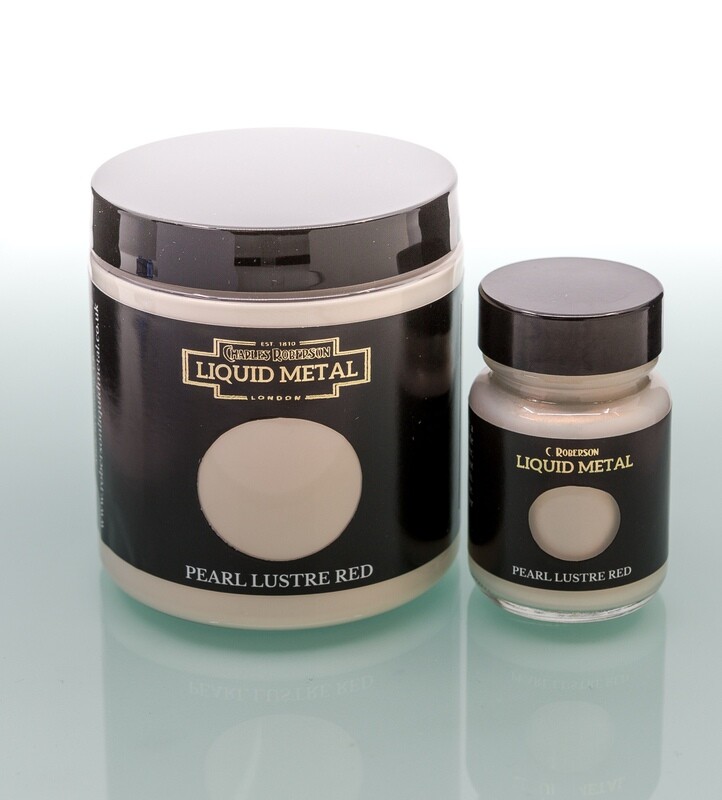 C Roberson liquid Metal Paint Pearl Lustre Red 30ml