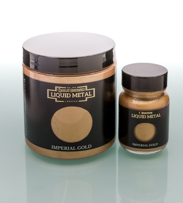 C Roberson liquid Metal Paint Imperial Gold 30ml