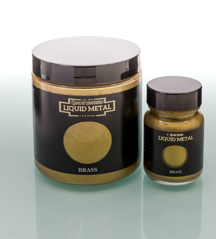 C Roberson liquid Metal Paint Brass 30ml