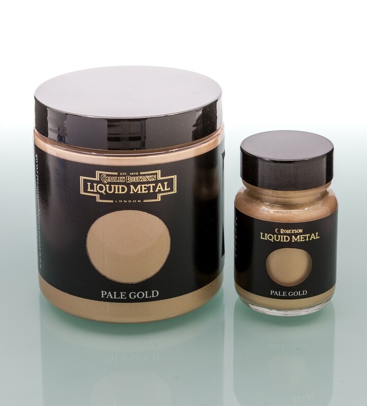 C Roberson liquid Metal Paint Pale Gold 30ml