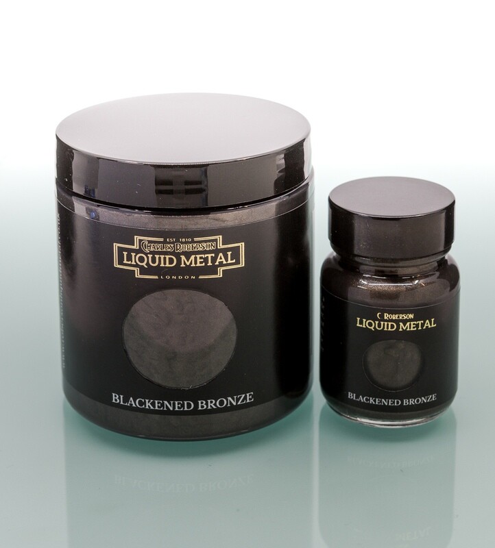 C Roberson liquid Metal Paint Blackened Bronze 30ml