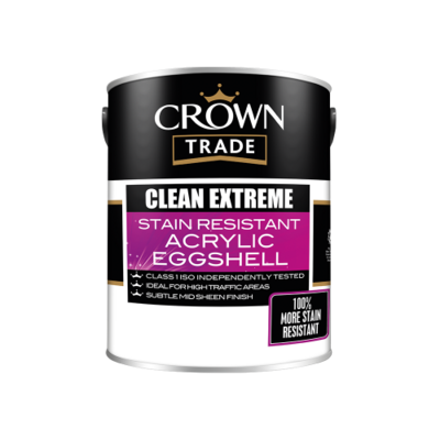 Crown Trade Clean Extreme Acrylic Eggshell