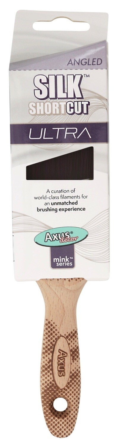 Axus Silk Touch Ultra Oval Angled Stubby Cutter Brush 2"