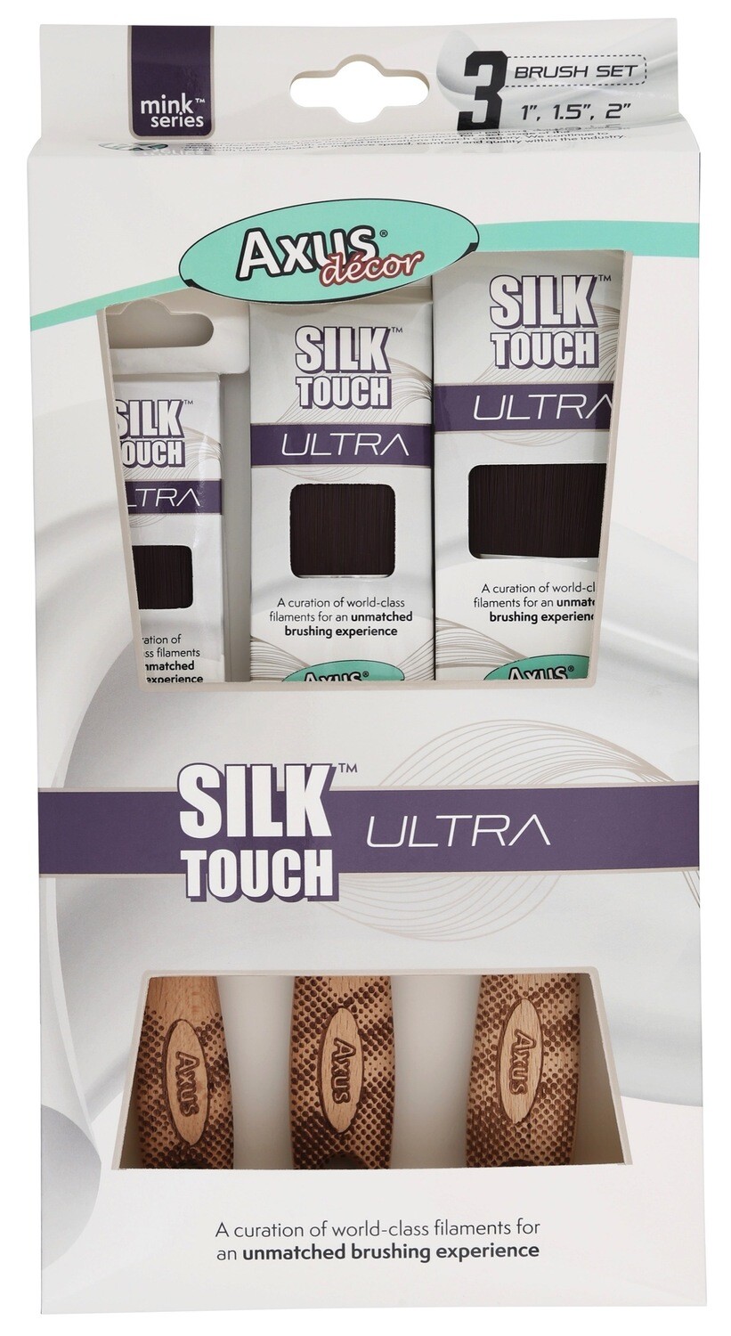 Axus Silk Touch Ultra Oval 3 Box Set - 1", 1.5" & 2"