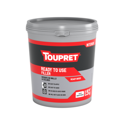 Toupret Interior Ready to Use Filler 0.33Kg to 4Kg