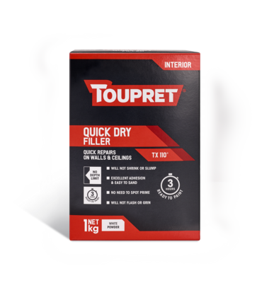 Toupret Quick Dry Interior Powdered Filler TX110 1Kg to 10Kg