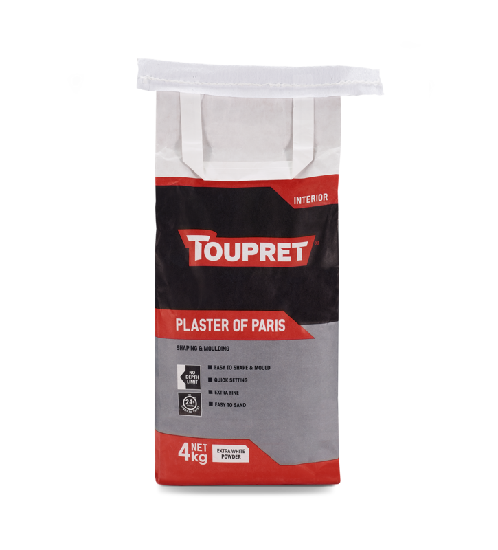 Toupret Interior Plaster Of Paris 4KG