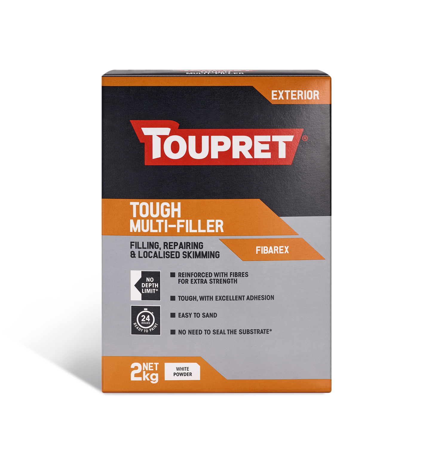 Toupret Tough Multi Filler Fibarex 2Kg to 10Kg
