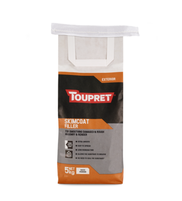 Toupret Exterior Skimcoat Powdered Filler 5Kg & 15Kg