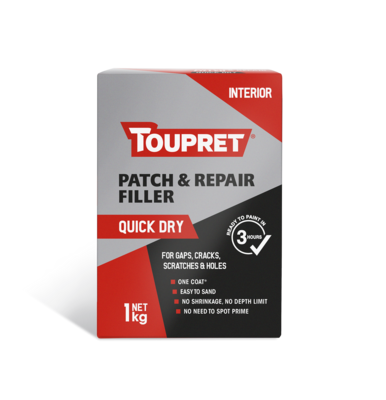 Toupret Quick Dry Patch & Repair Powdered Filler 1Kg to 5Kg