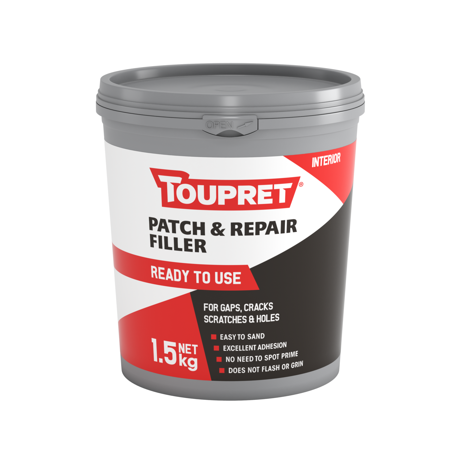 Toupret Patch & Repair Ready Mixed Filler 1.5Kg