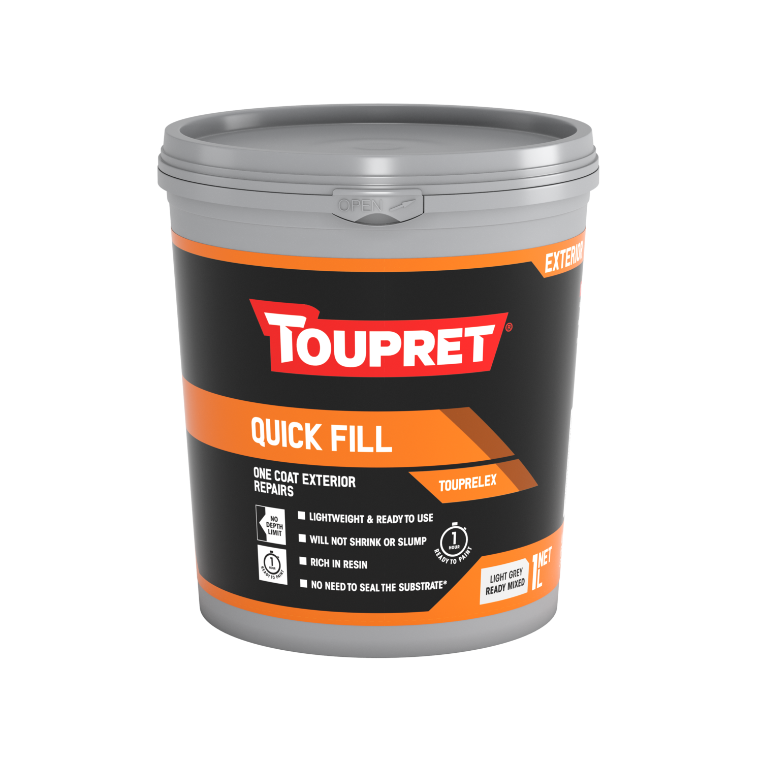Toupret Exterior Quick Fill  1L & 4L