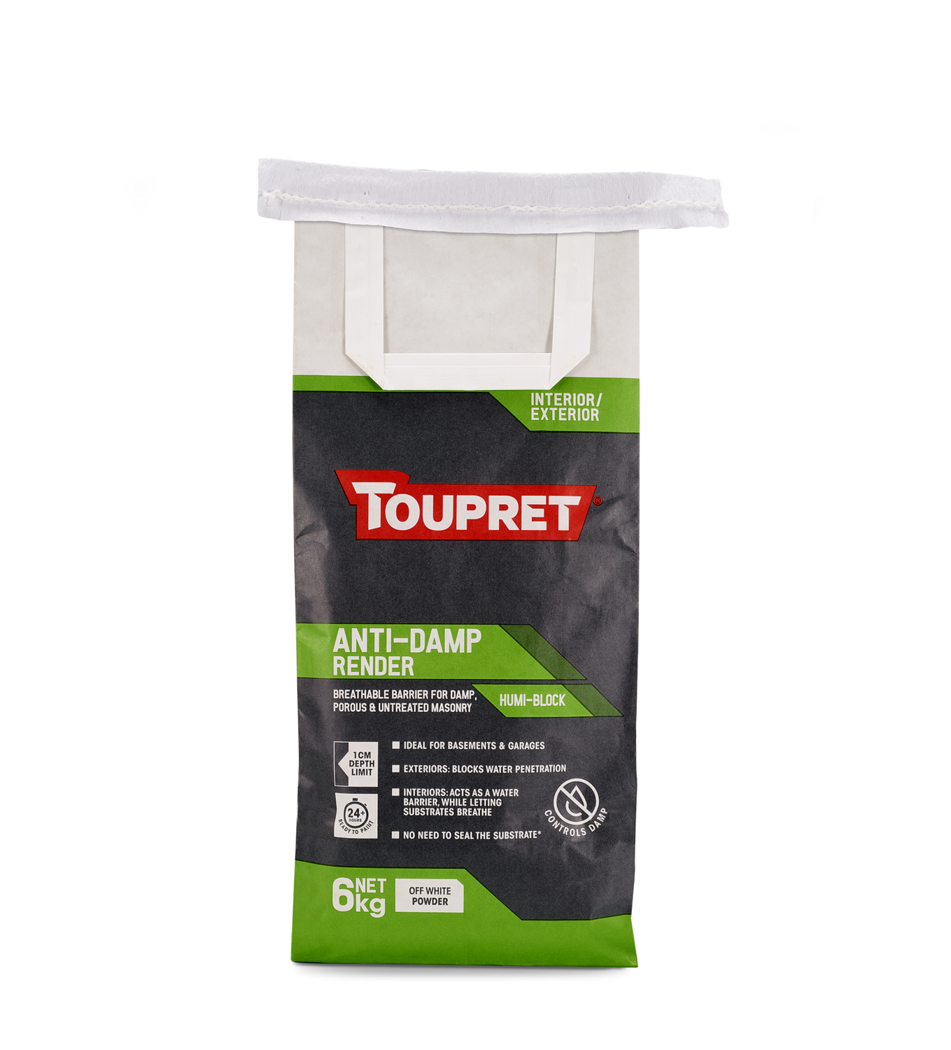 Toupret Interior & Exterior Anti Damp Render 6KG