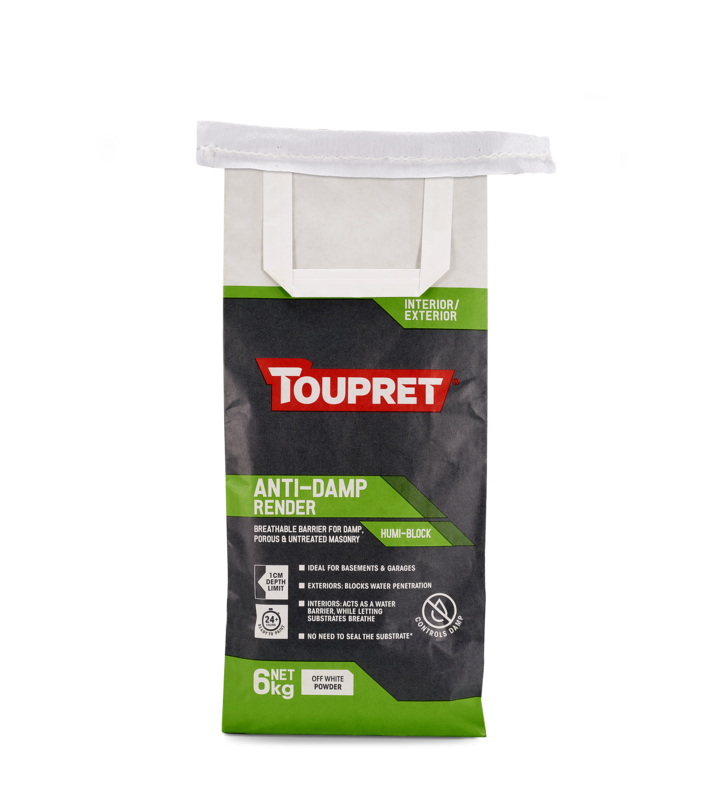 Toupret Interior & Exterior Anti Damp Render 6KG