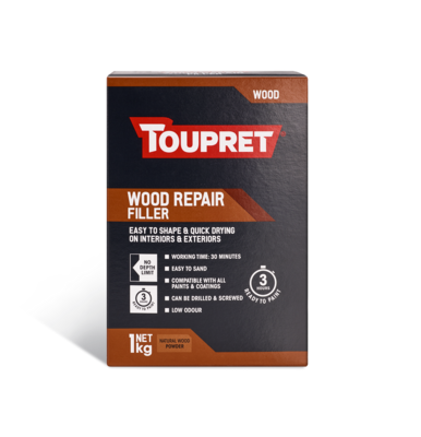 Toupret Interior & Exterior Wood Repair Filler 1KG & 2KG