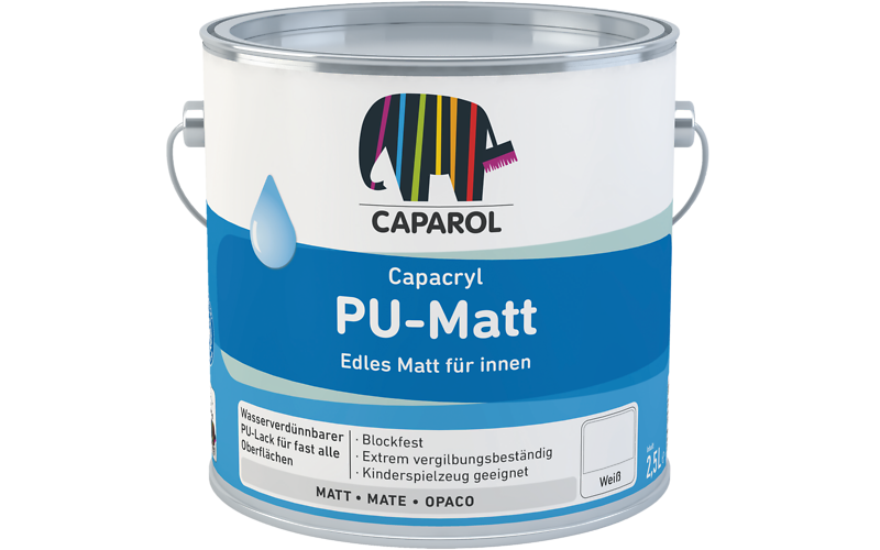 Caparol PU Matt White 750ml & 2.5L Prices From