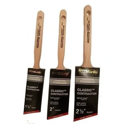 Arroworthy Classic Long Handled Oval Angled Brush 1.5" - 2.5" (Click here to select size) Prices From