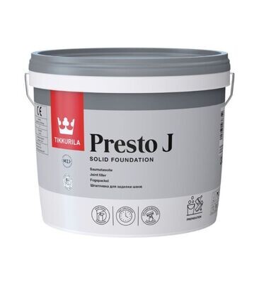 Tikkurila Presto J Ready to Use Joint Filler 3L & 10L - Click here to select Size - Prices From