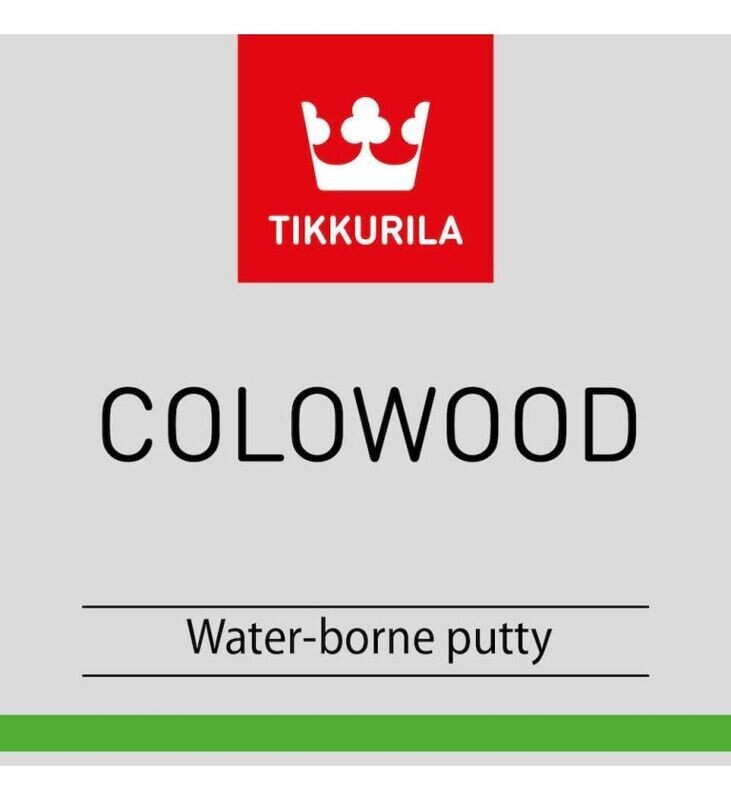 Tikkurila Colowood Interior Ready Mixed Wood Filler 0.5L - 9 Colours - Click Here To select Colour