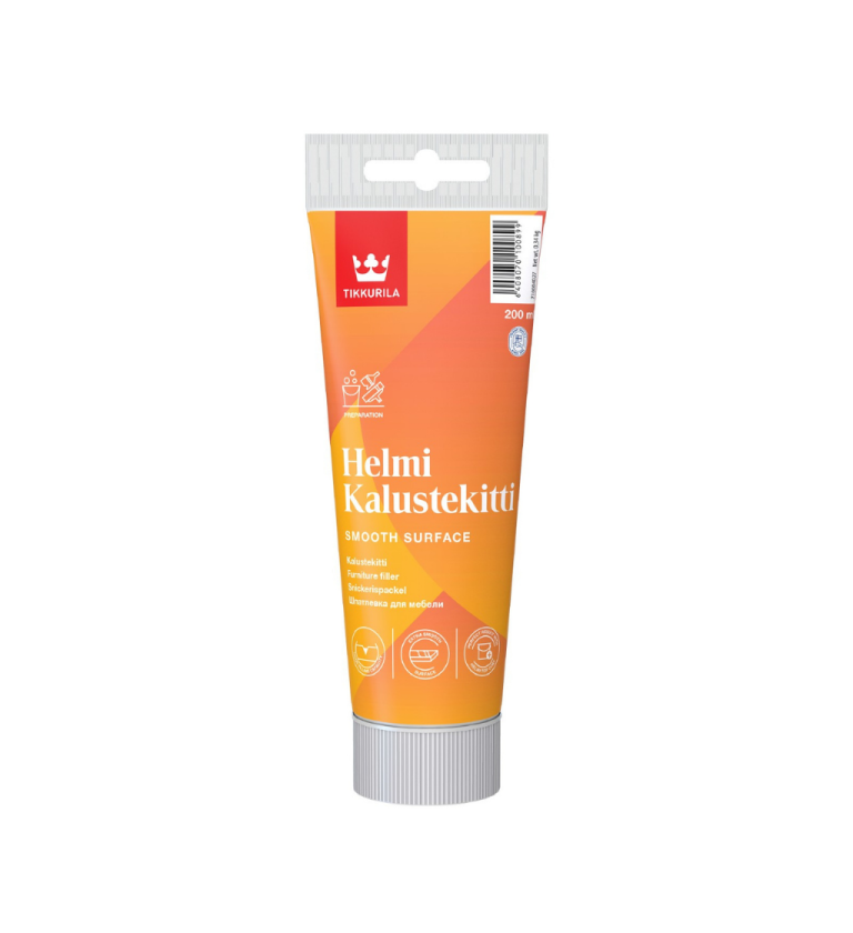 Tikkurila Helmi Interior Ready Mixed Wood Furniture Filler 200ml