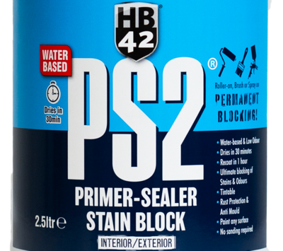 HB42 PS2 Water Based Primer-Sealer Stain Block 500ml - 5L click here to select size) Prices From