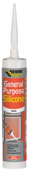 Everbuild General Purpose Silicone C3 Tube 280ml White & Clear - Click here to choose Colour